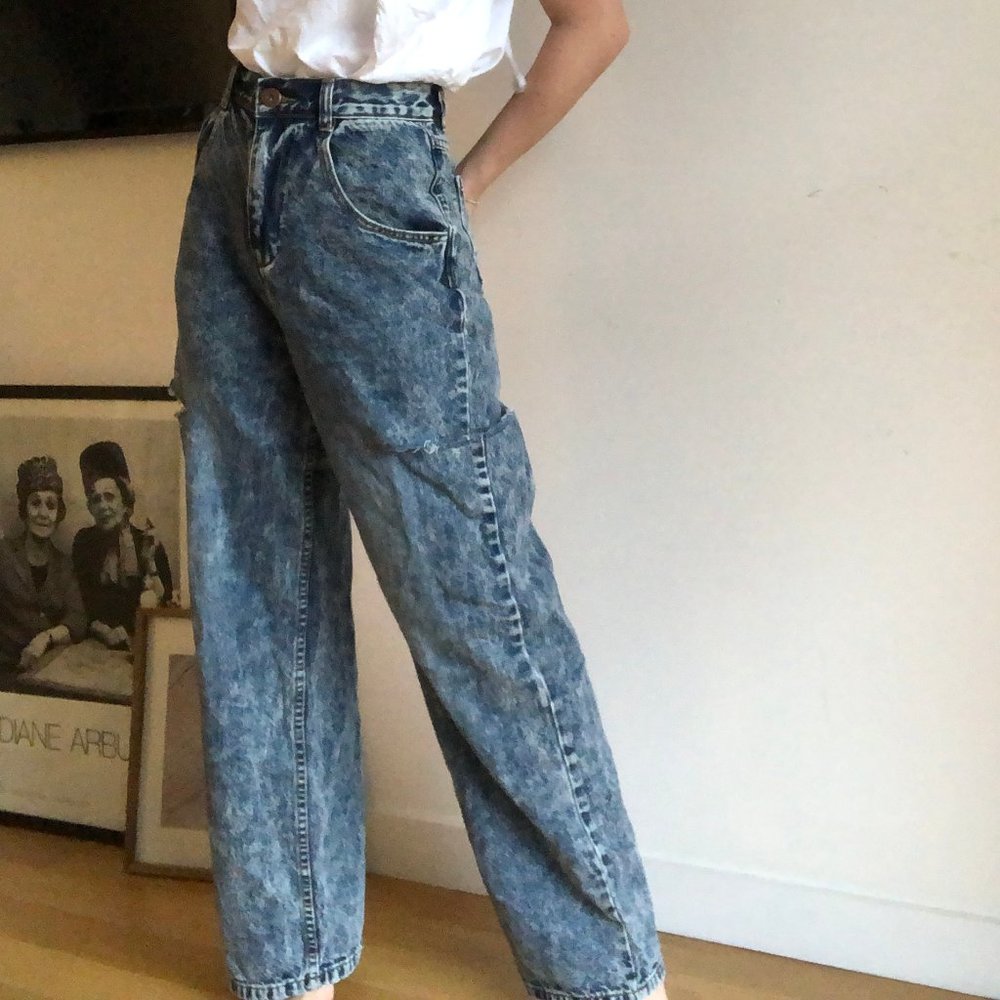 High waisted bell bottom jeans distressed - Picture 7 of 7